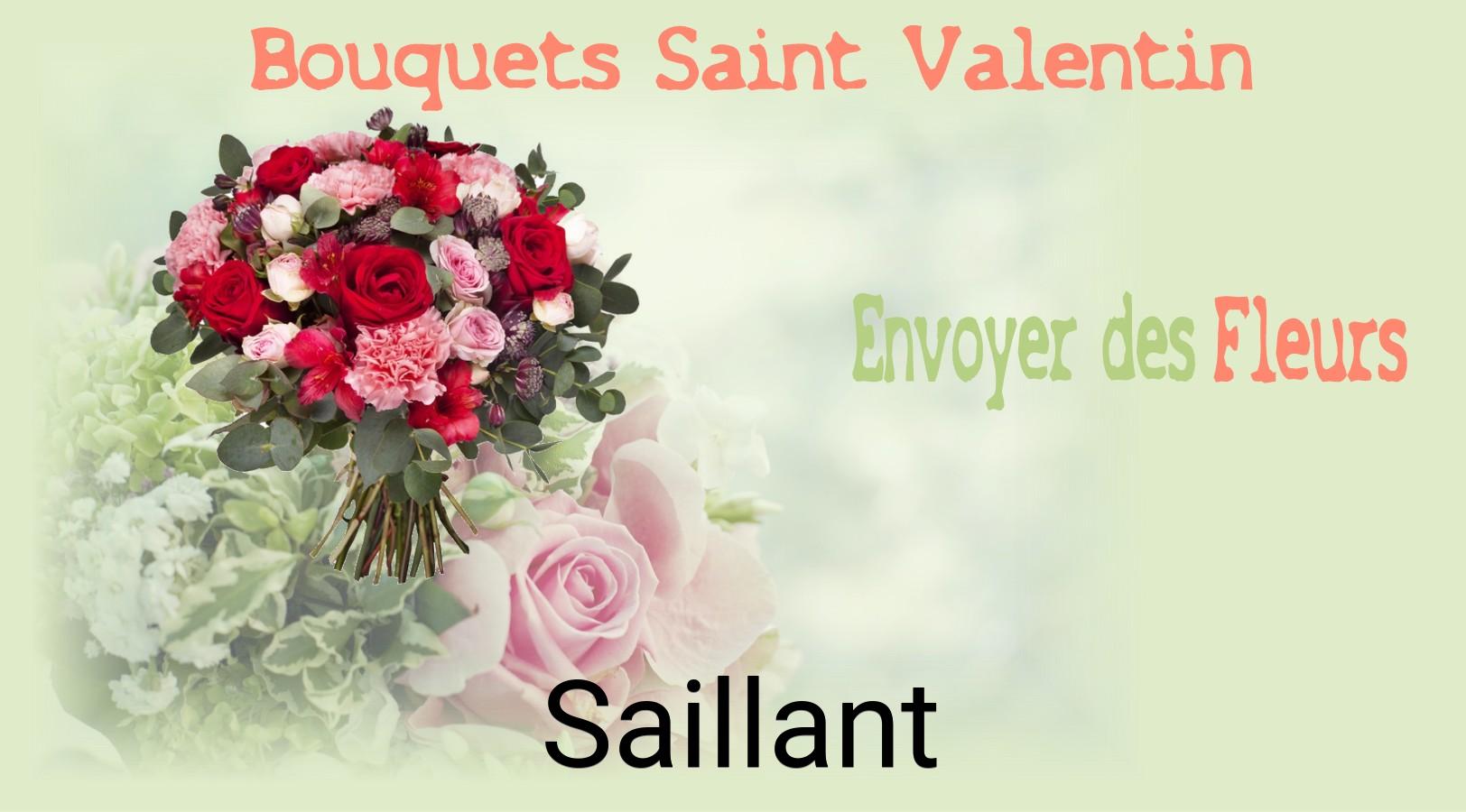 Roses de Saint-Valentin livrées à Saillant